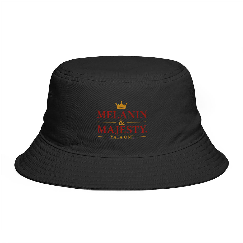 Melanin & Majesty Bucket Hat — Black Crowned Pride Hat