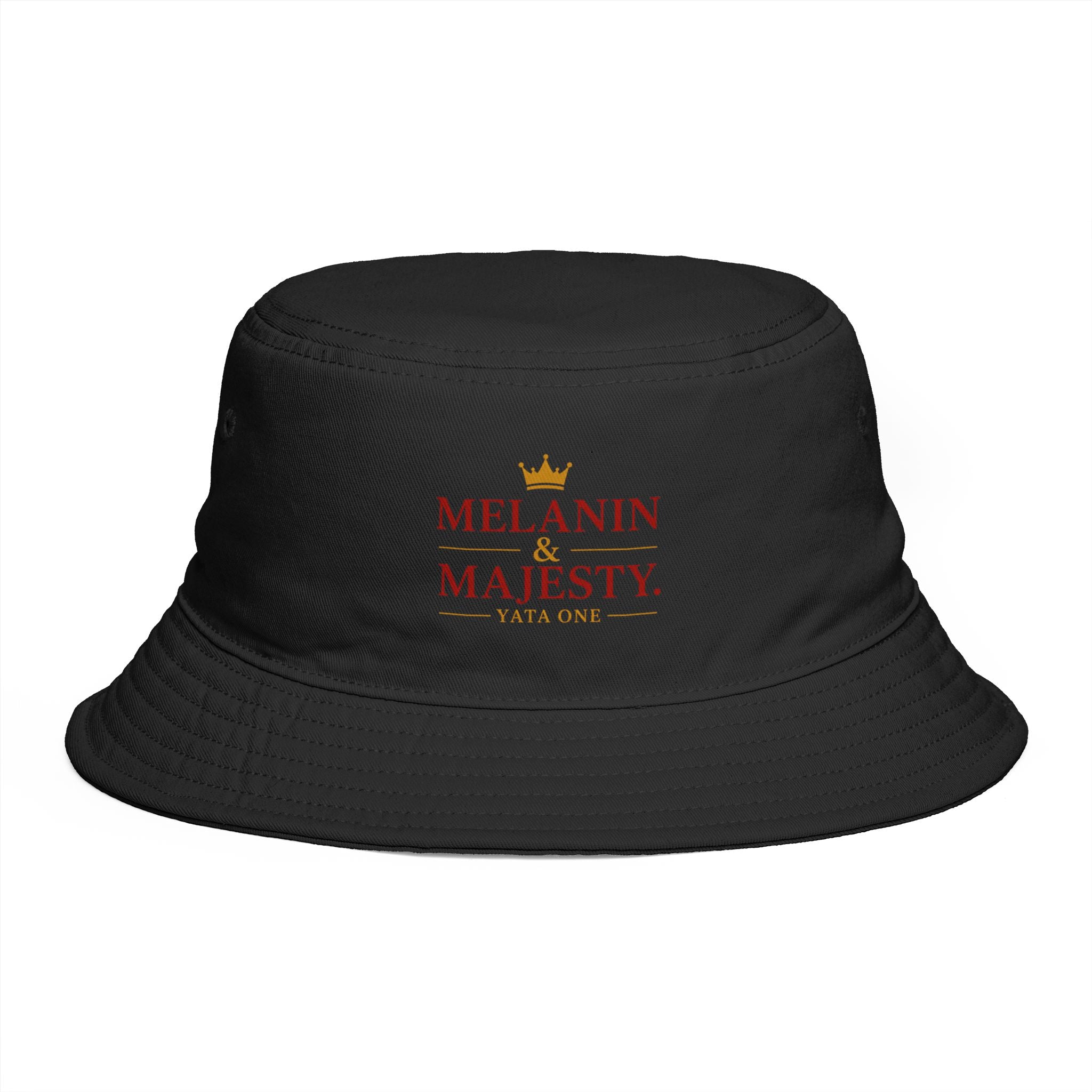 Melanin & Majesty Bucket Hat — Black Crowned Pride Hat