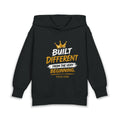 Toddler Hoodie — "Built Different From The Very Beginning"