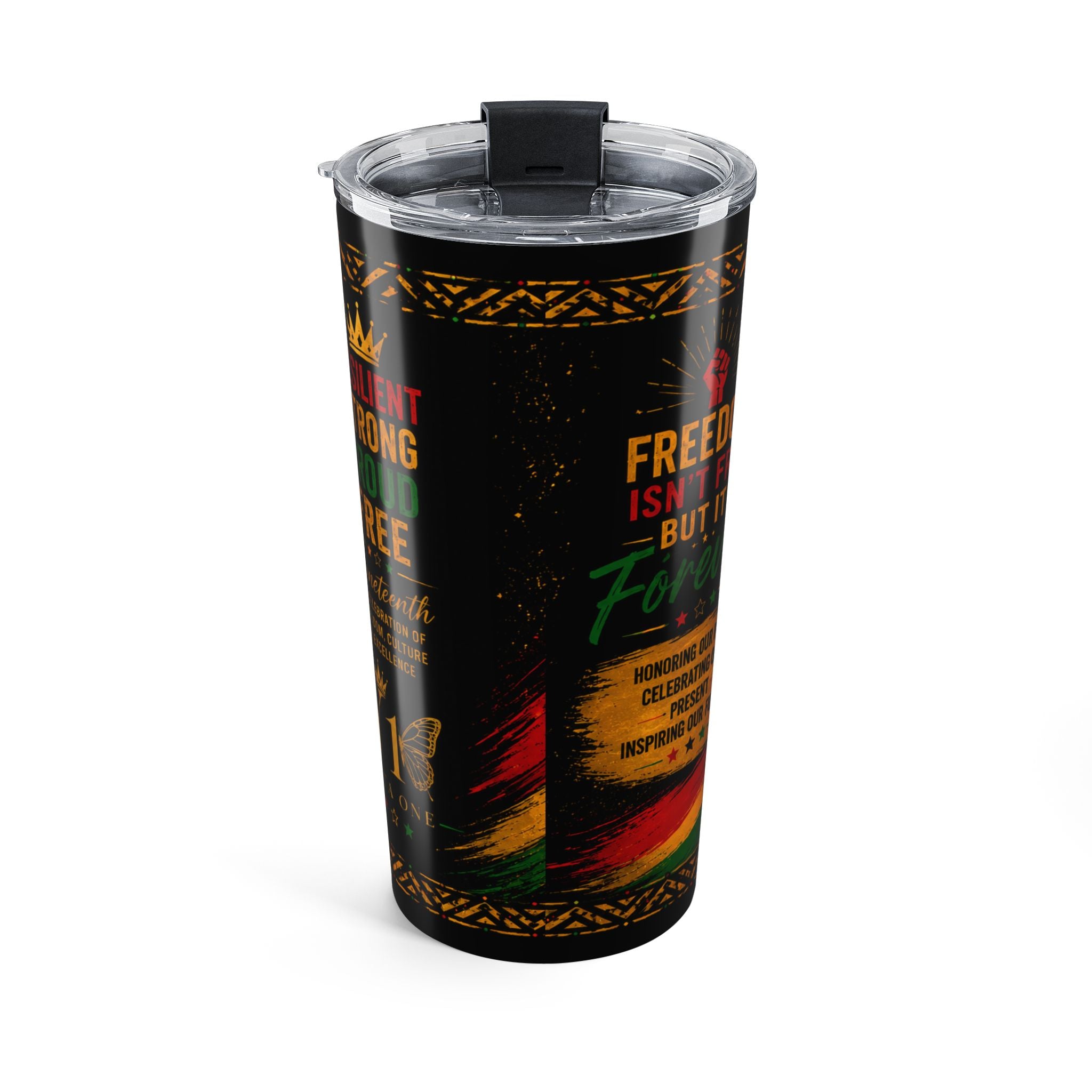 Juneteenth 1865 Stainless Tumbler – YATA ONE