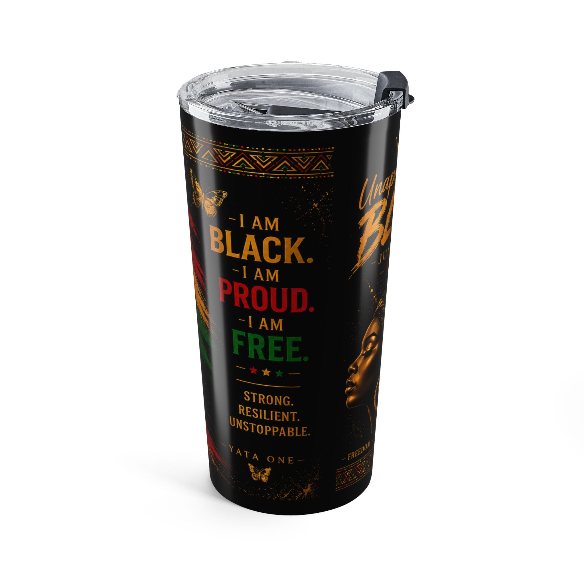 Unapologetically Black 20oz Tumbler — YATA ONE