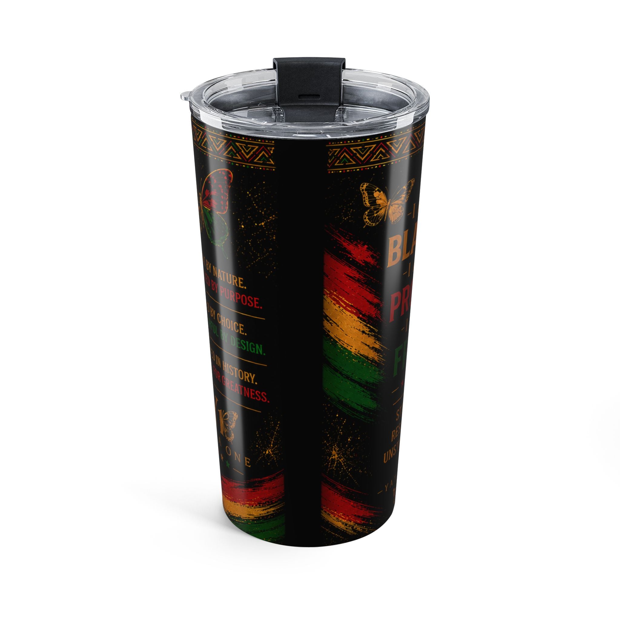 Juneteenth 'Unapologetically Black' 20oz Travel Tumbler