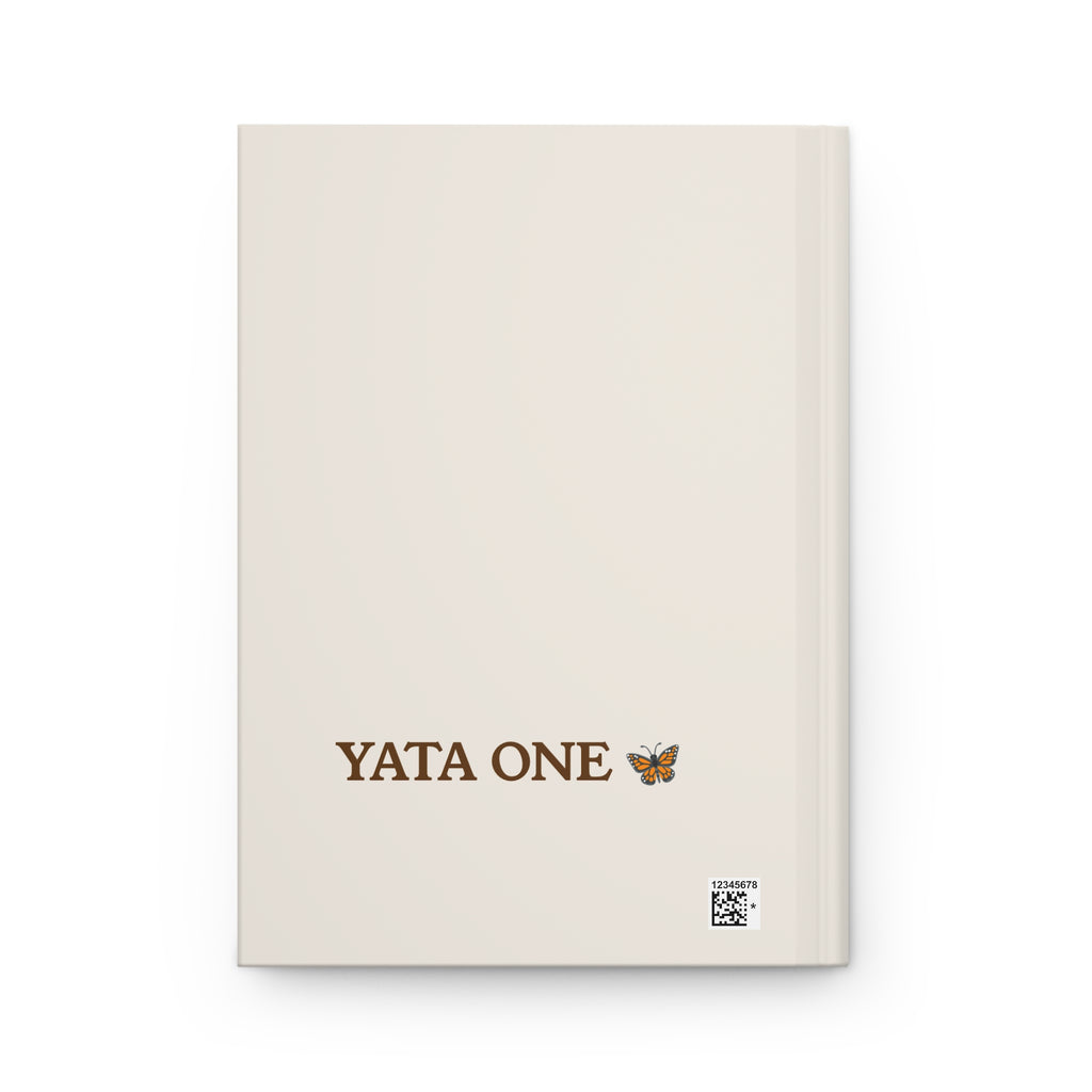 True Happiness Is Within Hardcover Journal — Minimal Motivational Notebook