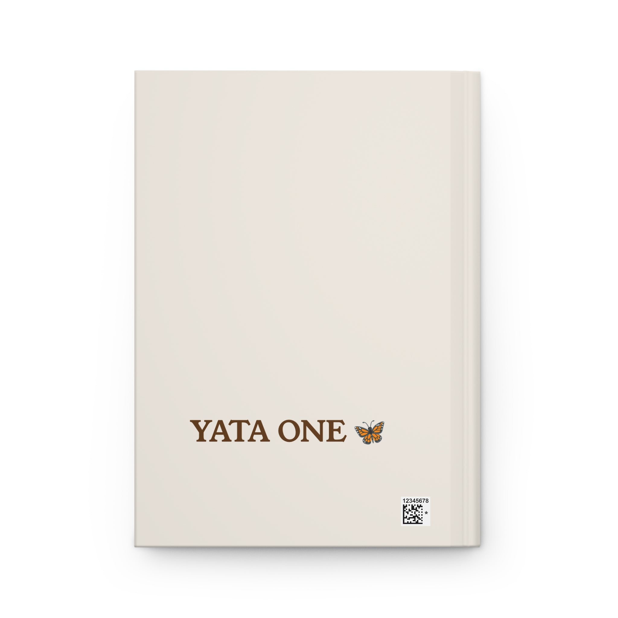 True Happiness Is Within Hardcover Journal — Minimal Motivational Notebook