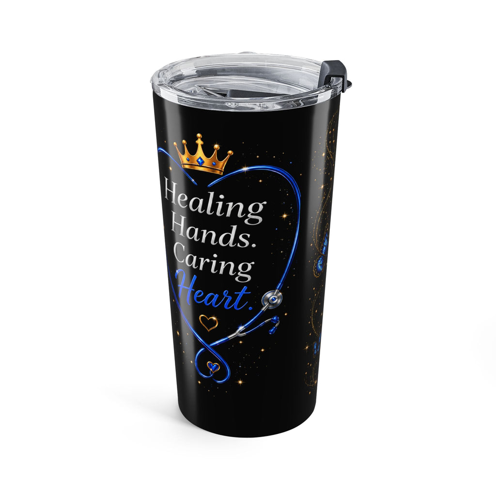 YATA ONE Royal Butterfly 20oz Tumbler - Black & Gold