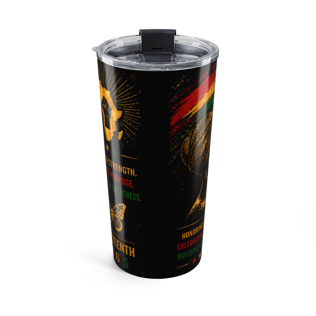 Black by History, Gold by Purpose 20oz Tumbler- YATA ONE