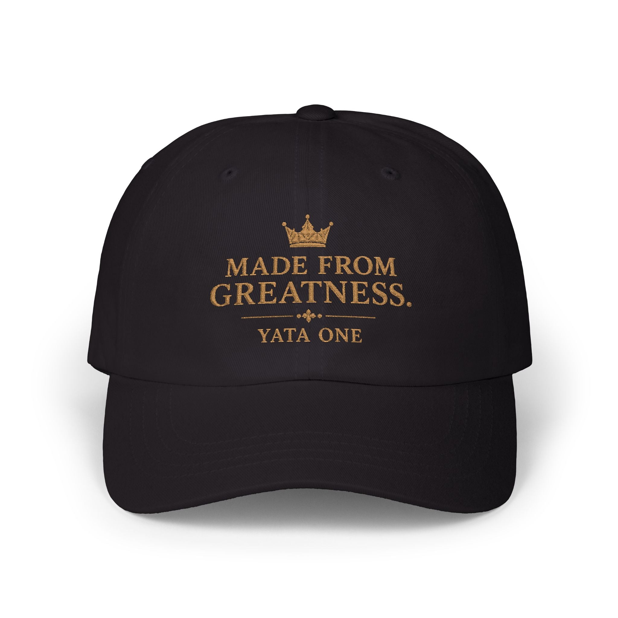 Made From Greatness Dad Cap – Embroidered Crown Baseball Hat