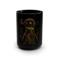 Yata One Black 15oz Mug — "ROOTED" Coffee Cup