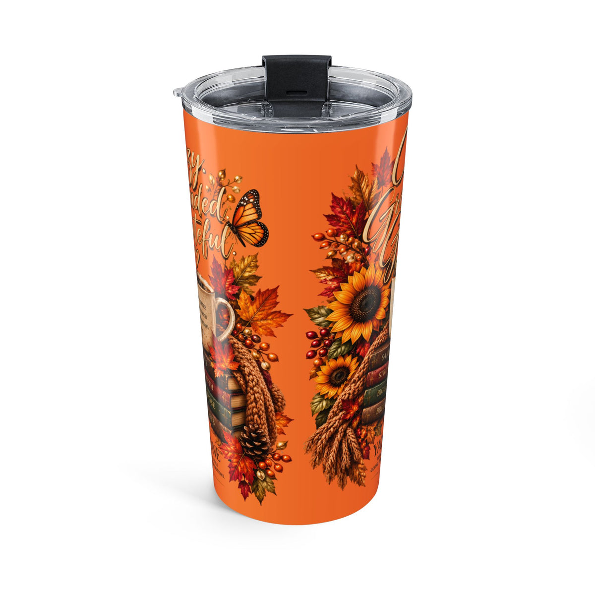 YATA ONE Fall Sunflower Tumbler – 20oz