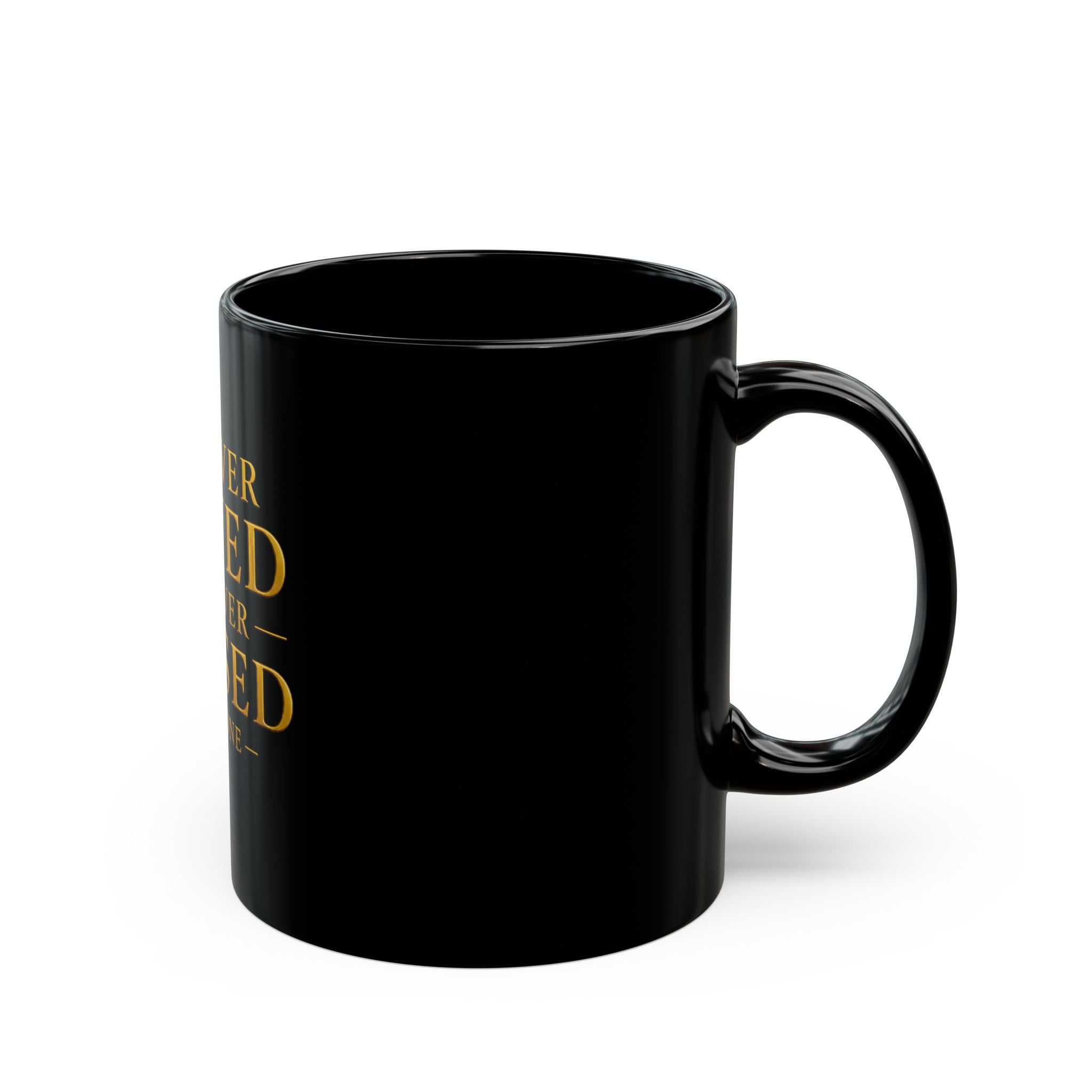 YATA ONE | Forever Loved, Forever Missed Memorial Mug — 11oz & 15oz Black Ceramic