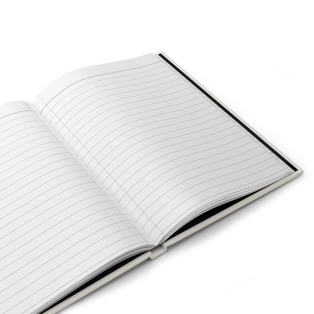 True Happiness Is Within Hardcover Journal — Minimal Motivational Notebook