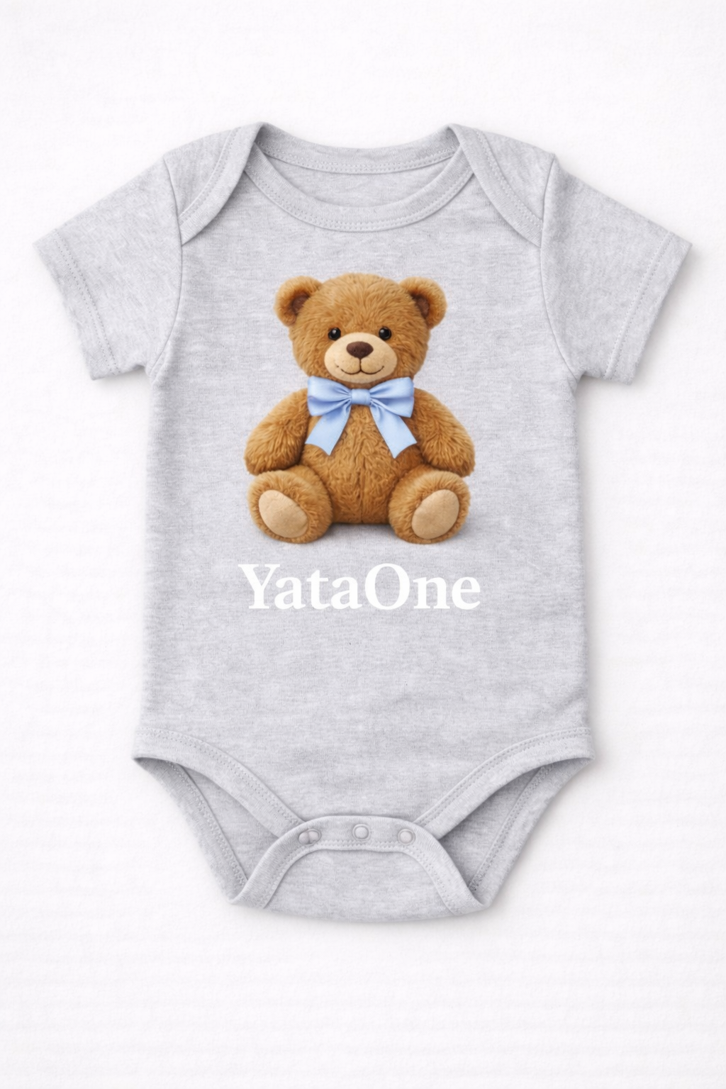 YATA ONE Teddy Bear Baby Bodysuit