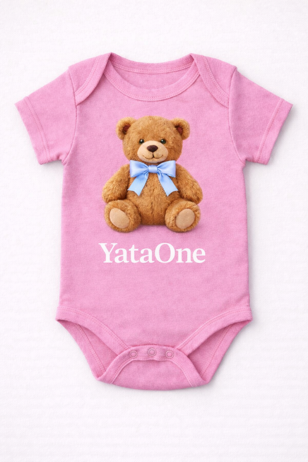 YATA ONE Teddy Bear Baby Bodysuit