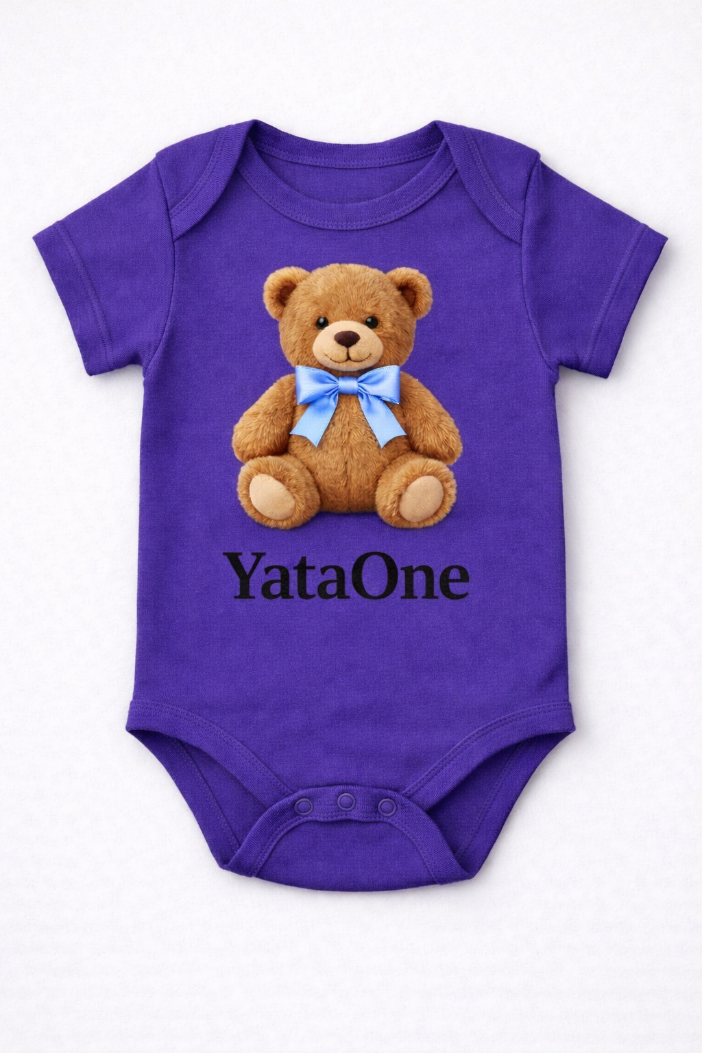 YATA ONE Teddy Bear Baby Bodysuit