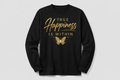 YATA ONE True Happiness Is Within Long Sleeve Crewneck Shirt