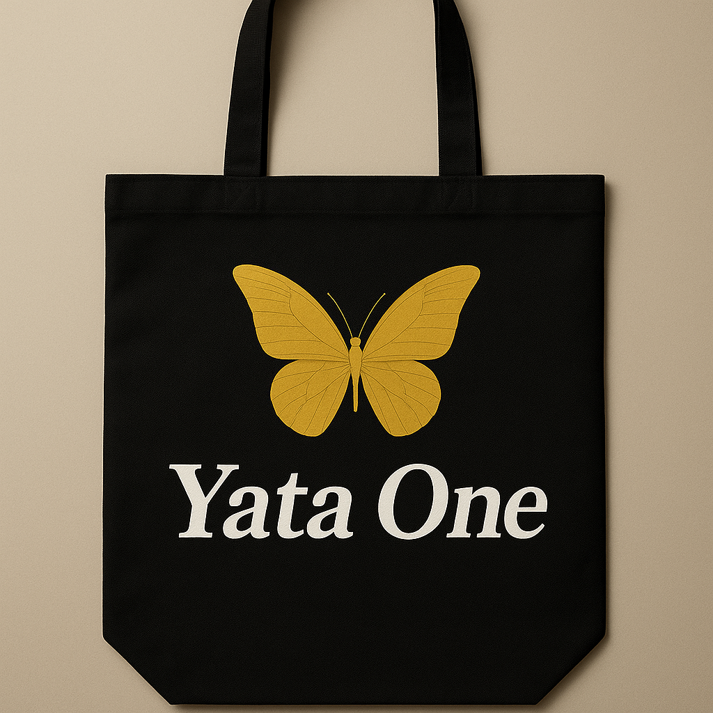 YATA ONE Butterfly Signature Tote Bag
