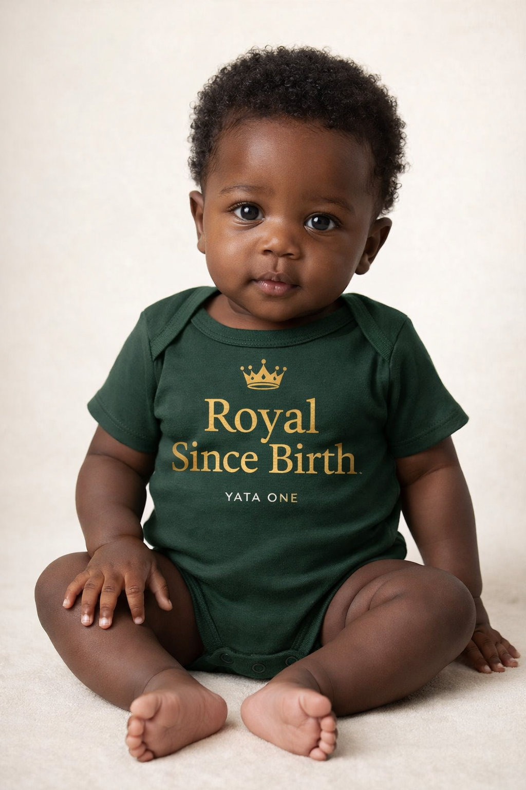 YATA ONE Royal Since Birth BHM Onesie