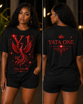 YATA ONE "Rebirth" Phoenix Graphic Tee ( Black & Red)