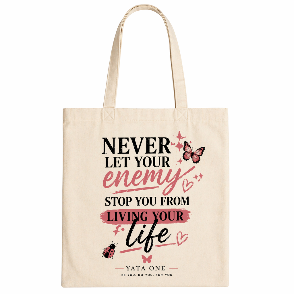 YATA ONE "Never Let Your Enemy" Bundle Tee & Tote