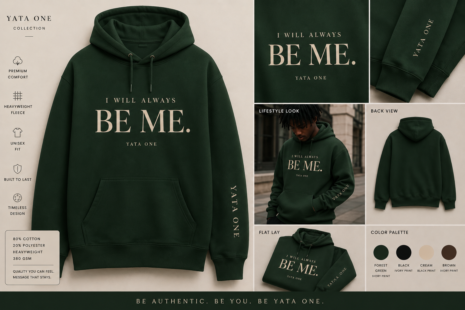 I Will Always Be Me.  Hoodie