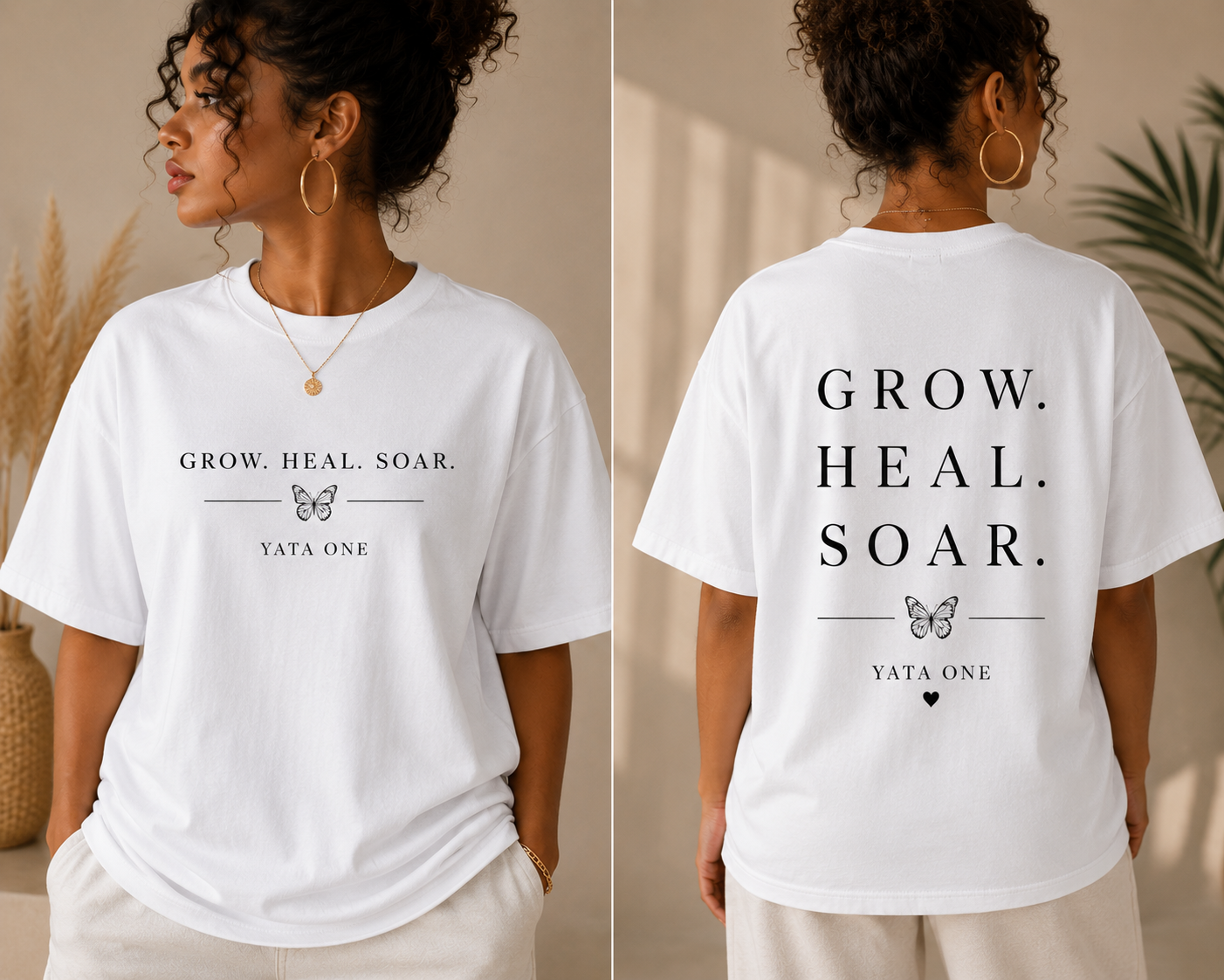 Grow. Heal. Soar. Women's Tee | YATA ONE