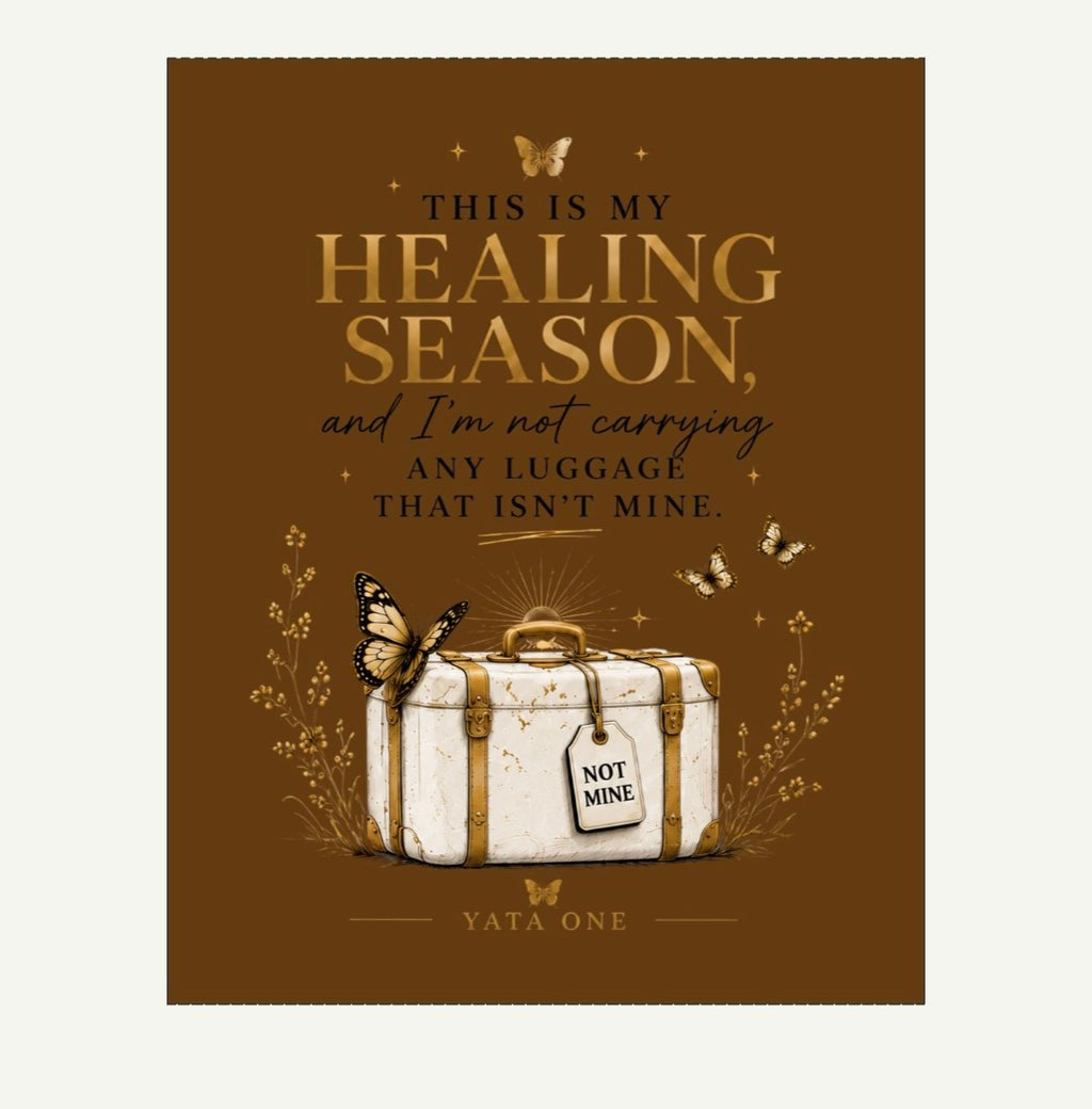 Healing Season Poster — "This Is My Healing Season" Motivational Wall Art