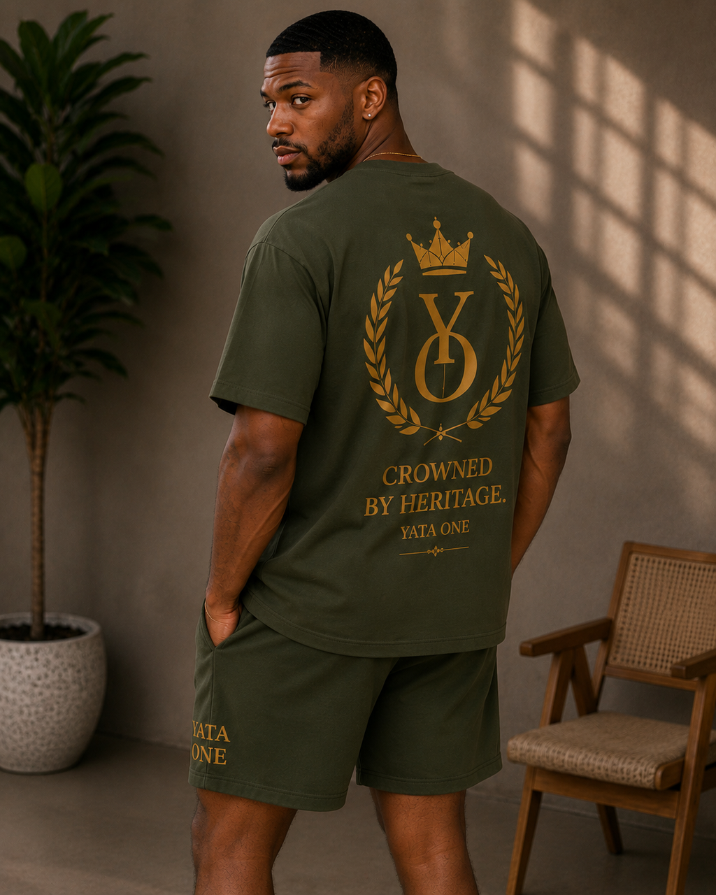 Rooted in Royalty T-Shirt — "Rooted in Royalty" Crown Graphic Tee