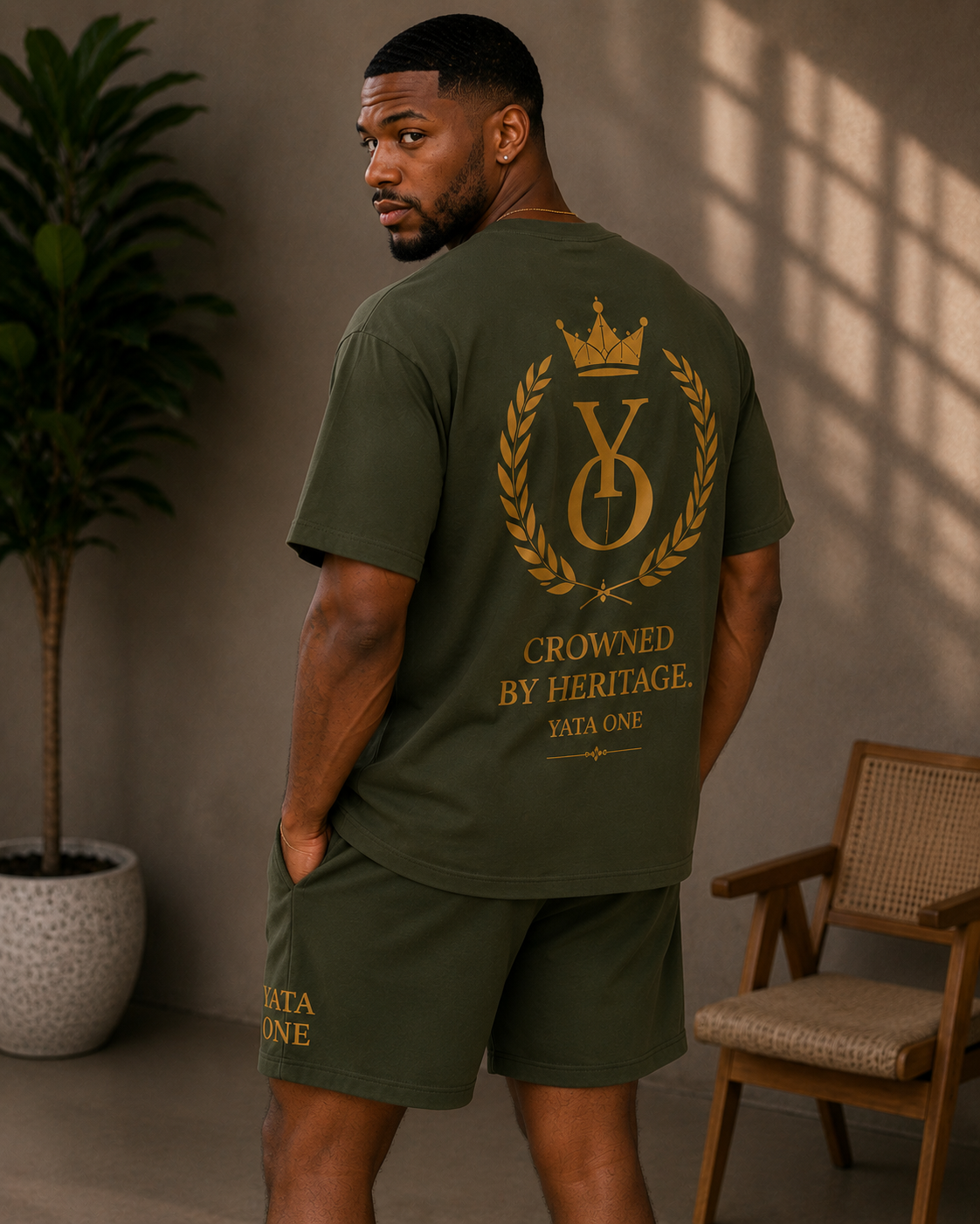 Rooted in Royalty T-Shirt — "Rooted in Royalty" Crown Graphic Tee