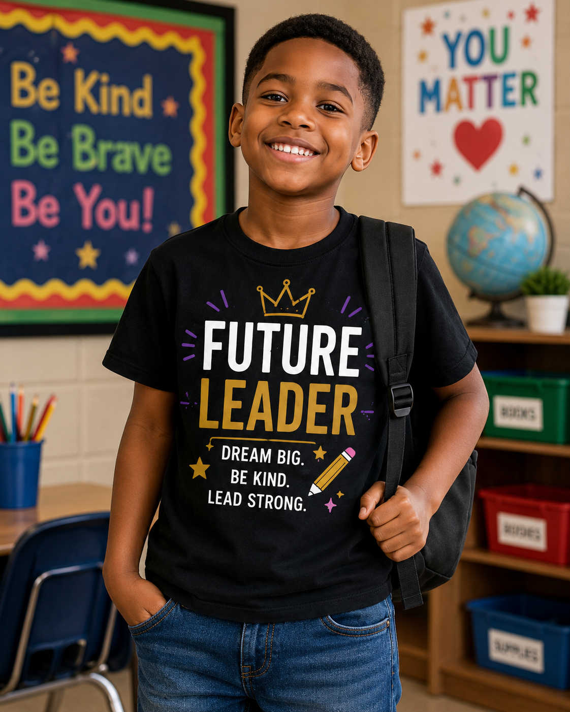 Future Leader Kids T‑Shirt