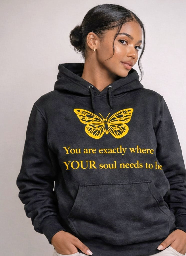 YATA ONE Founder's Black & Gold Hoodie Exactly Where