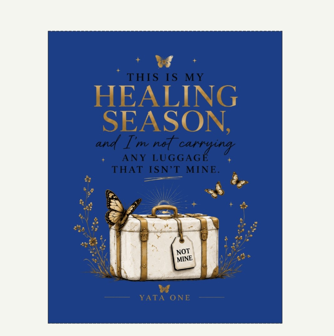 Healing Season Poster — "This Is My Healing Season" Motivational Wall Art