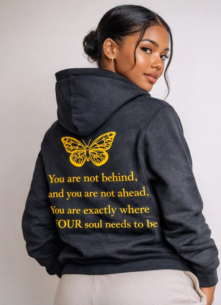 YATA ONE Founder's Black & Gold Hoodie Exactly Where
